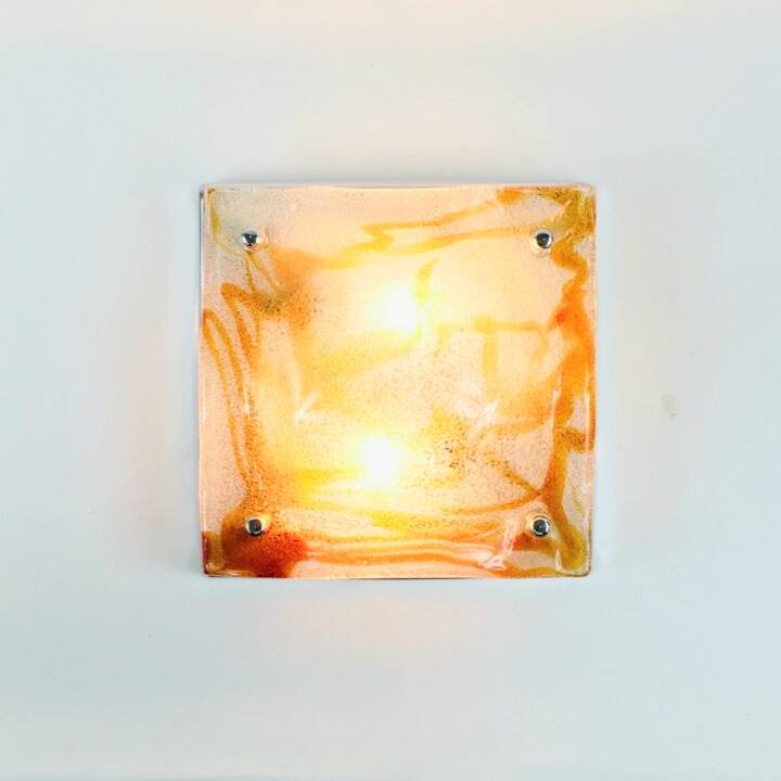 Murano Glass Ceiling Light By Toni Zuccheri For Mazzega, Italy, 1970s