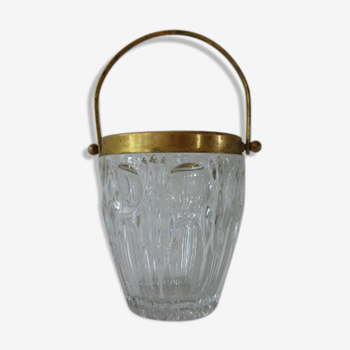 Ice bucket handle golden 50s