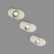 Oblique wall lamps by Claudio Dini for Bieffeplast, 1970s, set of 3.