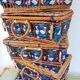 Valisette osier et tissu motifs canards