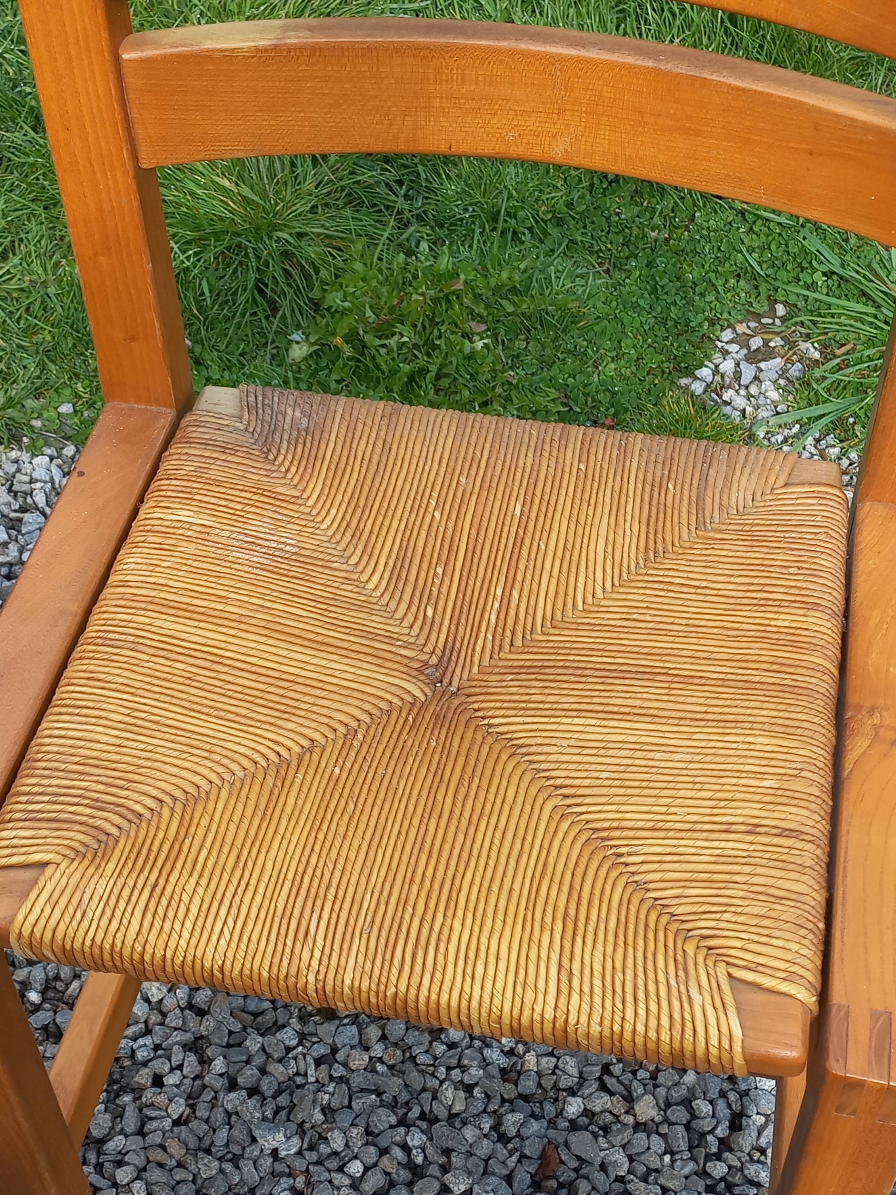 Set of 3 chairs from Regain in solid elm.