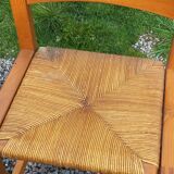 Set of 3 chairs from Regain in solid elm.