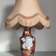 Enamel lamp cloisonnée drimmer vintage 56 cm h