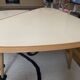 50’s small and large ivory coffee tables red edition
