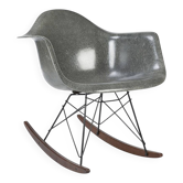 Elephant Grey Herman Miller Vintage Original Eames RAR Arm Shell Chair