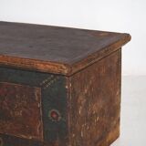 Antique storage chest in dark tones (c.1870) #41
