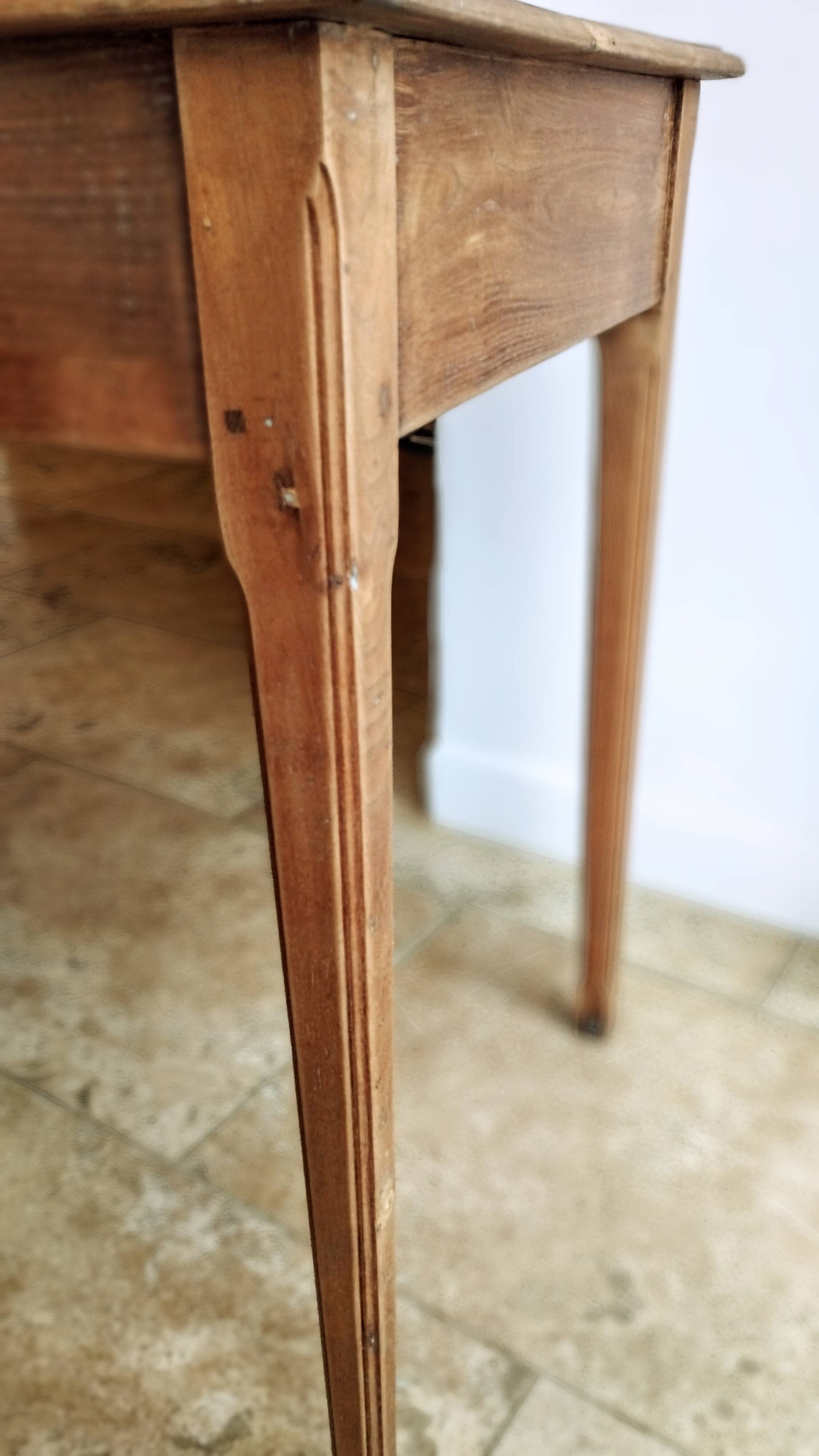 Oak side table