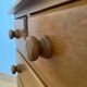 Mini vintage solid pine chest of drawers