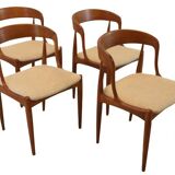 Ensemble de 4 Johannes Andersen voor Uldum design deens du milieu du siècle