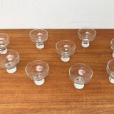 Danish glass candle holder replacement, 1960s