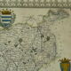 Gravure anglaise ancienne comté cheshire