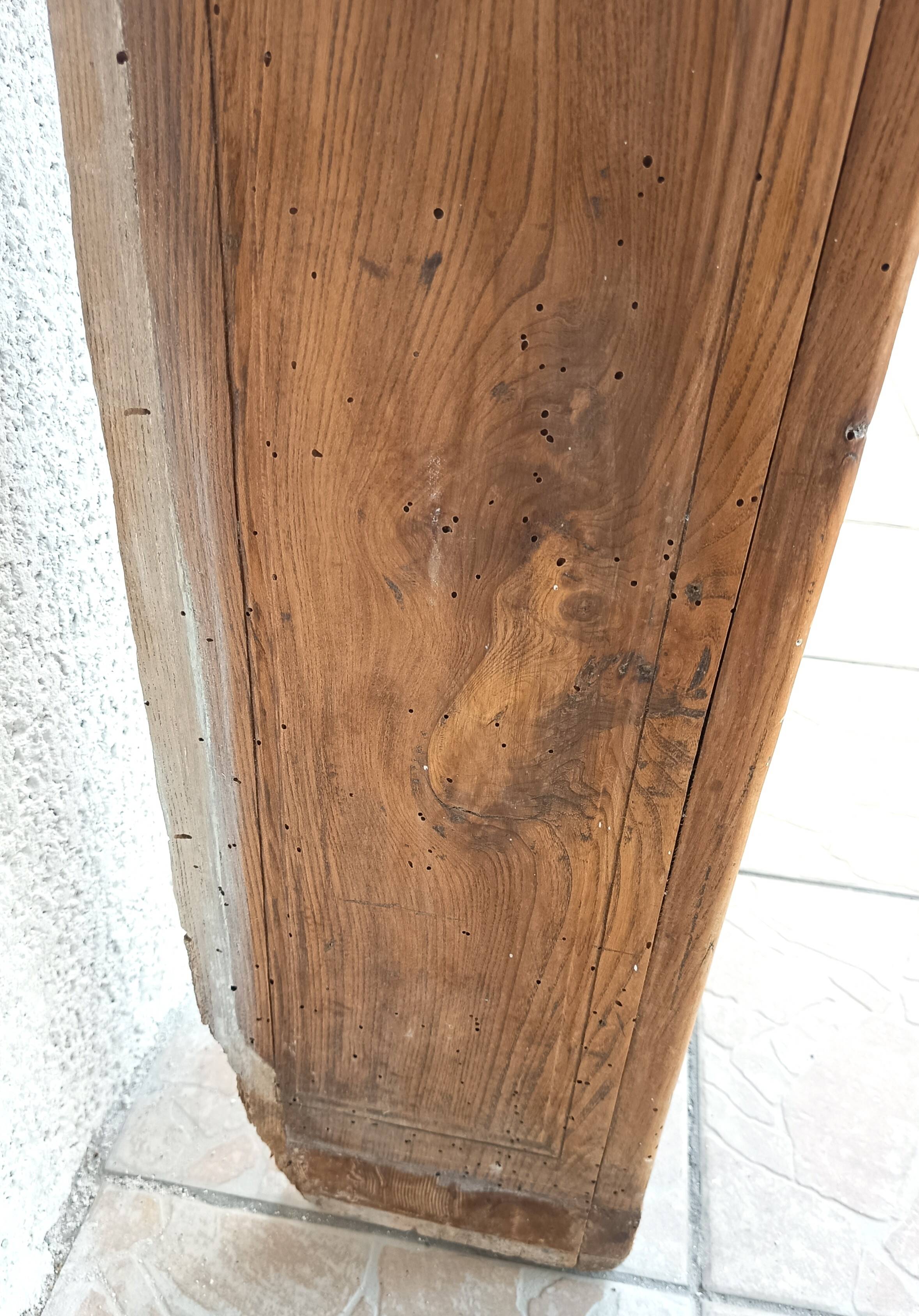 Oak mantelpiece