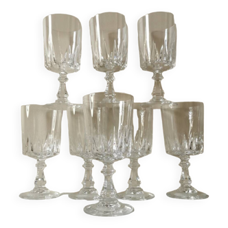 Vintage Arques crystal wine glasses