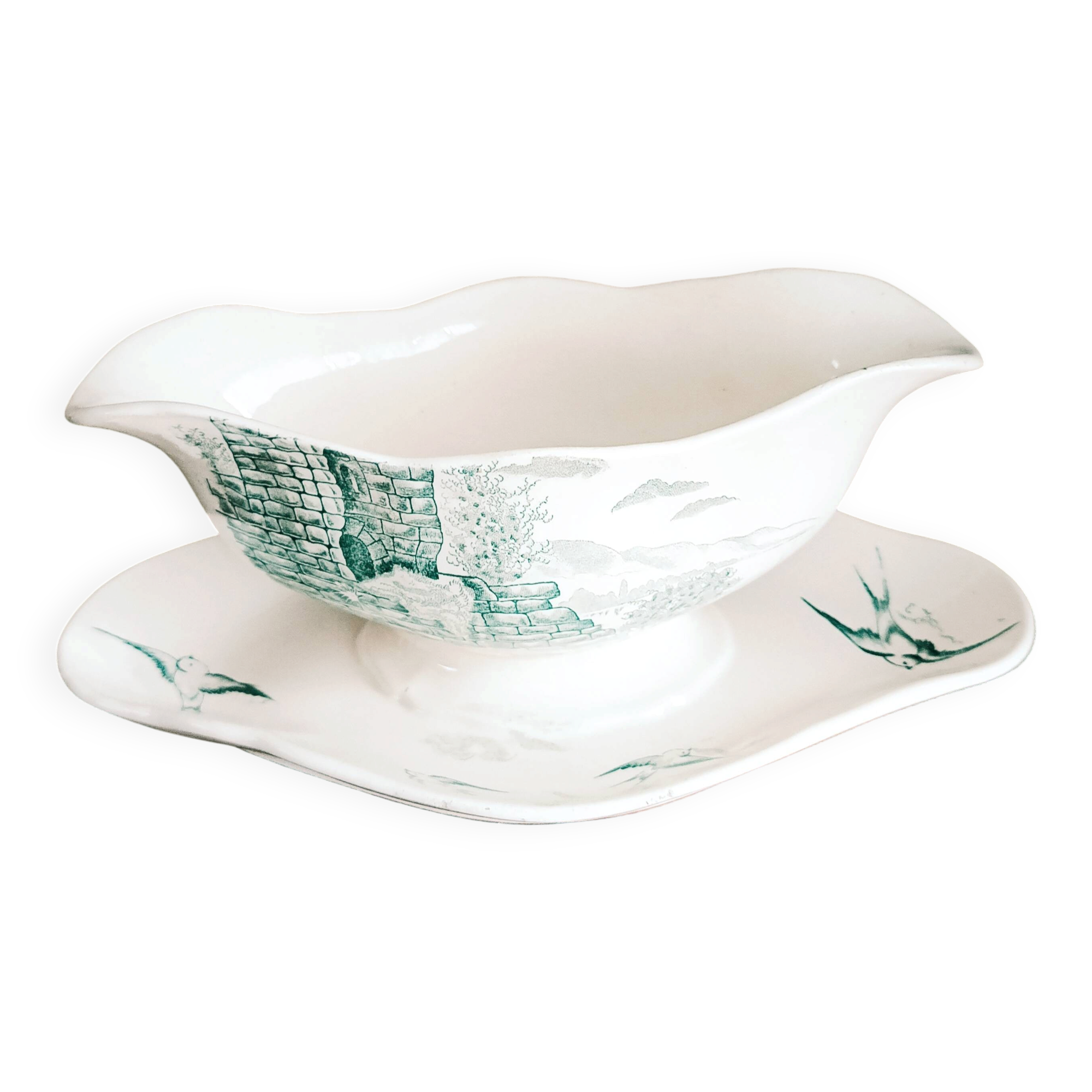 Saucière terre de fer Longchamp, donjon