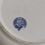 Ancien plat en terre de fer, Vermont et Blanchet