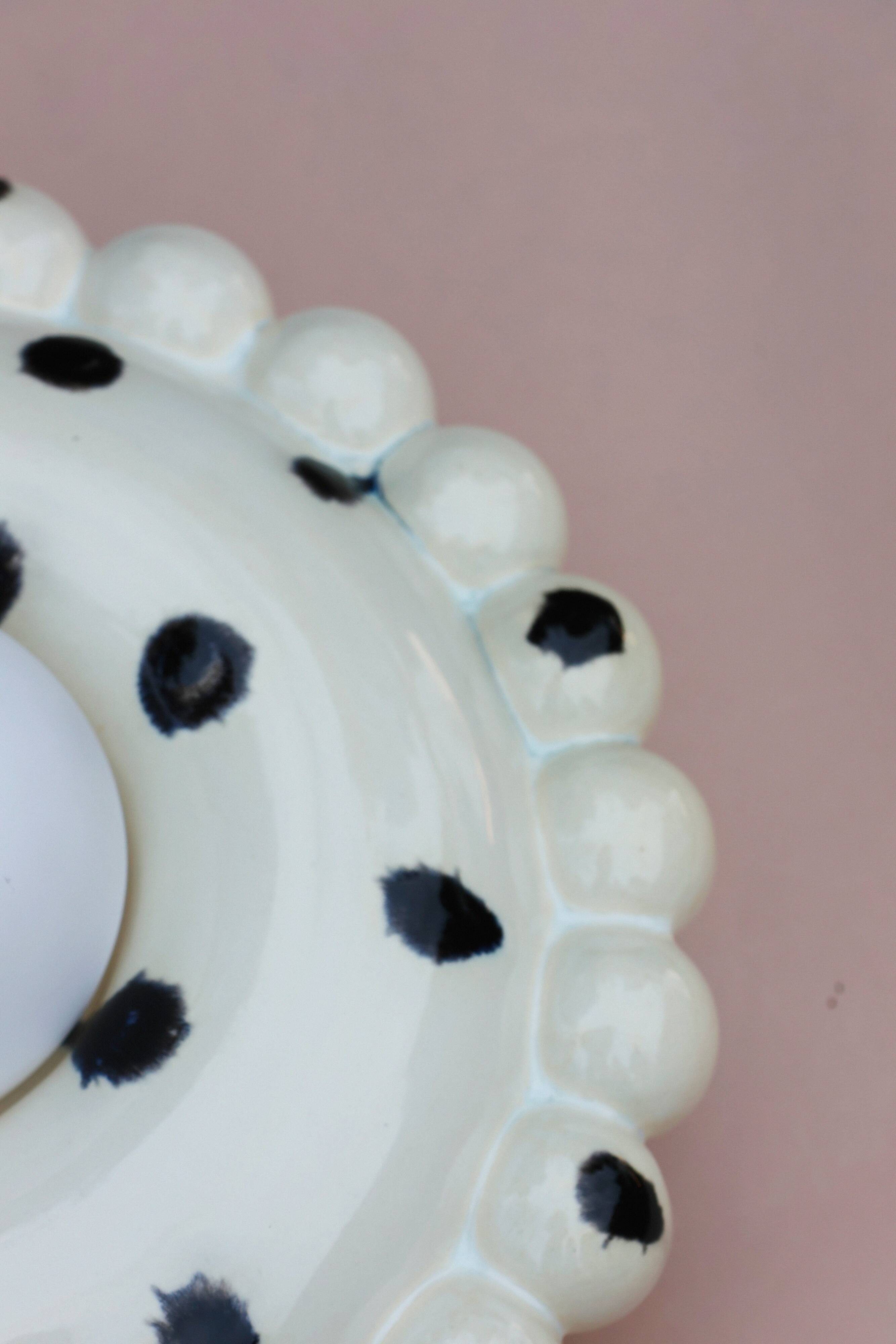 Luna Tall Polka Wall Lamp