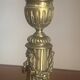 pair of antique bronze candlesticks