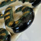 Large woven and twisted ceramic basket, Fase, Vallauris