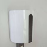 Vintage Arlus wall light, Perspex and brushed metal, France 1970