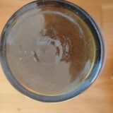 Art Deco /1910/40 moulded pressed smoked vase (30 cm)