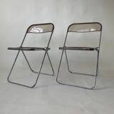 Pair of Folding Plia Chairs by Giancarlo Piretti