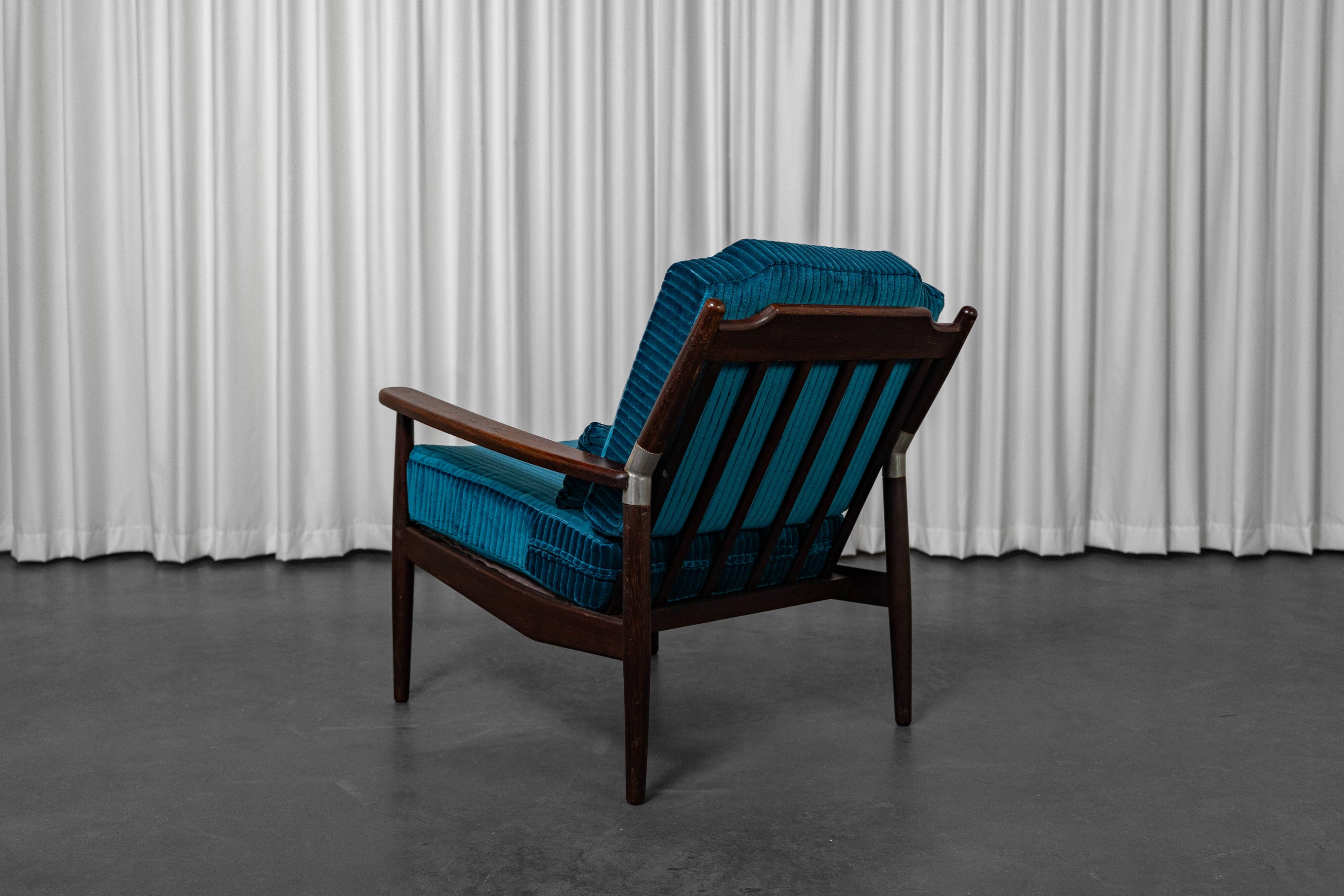 Pair of Scandinavian teak armchairs, 1960