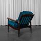 Pair of Scandinavian teak armchairs, 1960