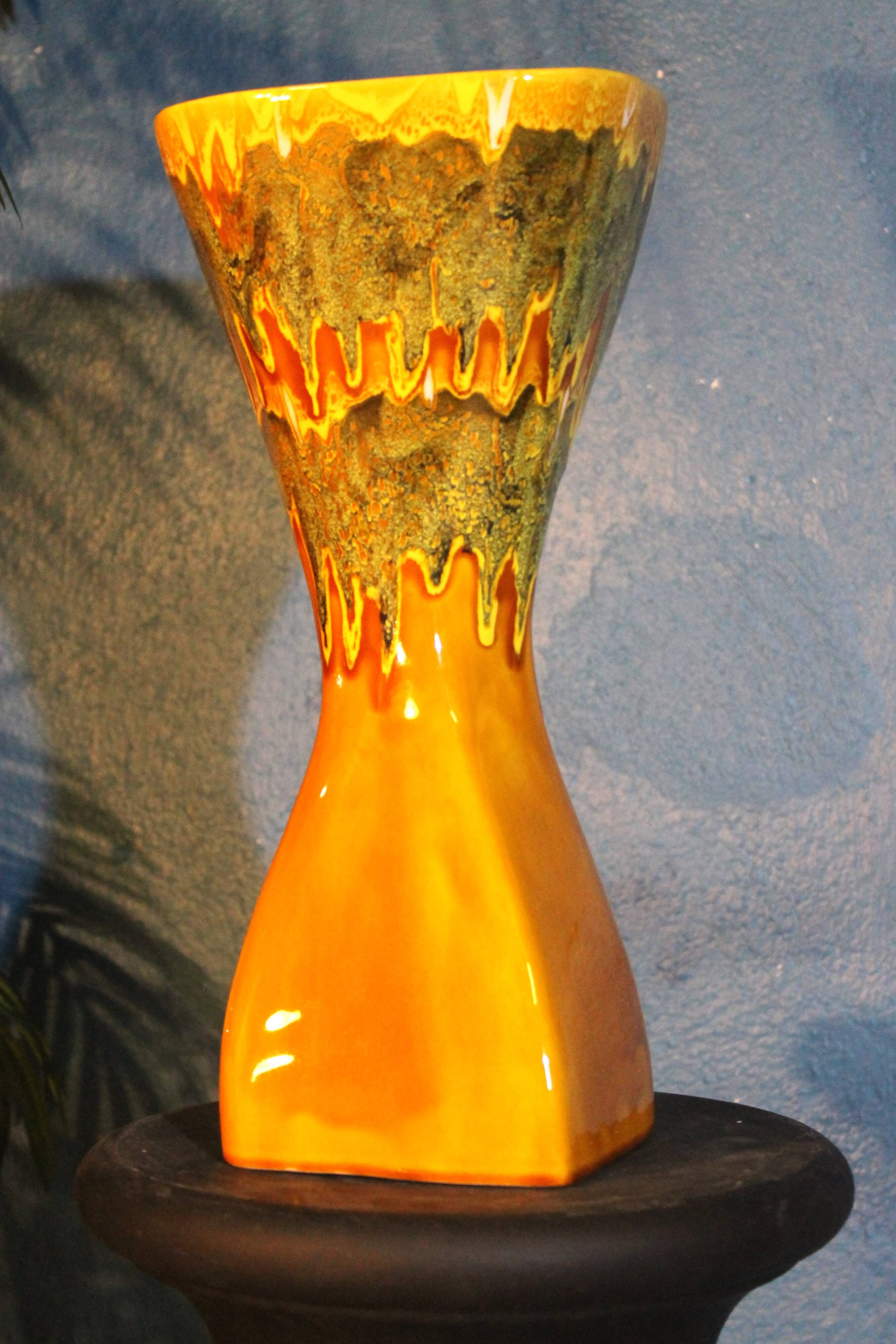 Ceramic vase "Lave" 1950s