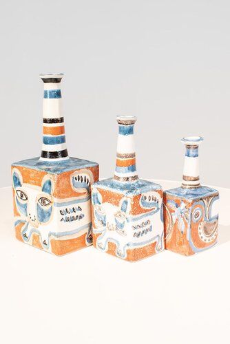 Vases italiens de Desimone 69, ensemble de 3