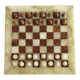 Vintage large marble and onyx chessboard game.