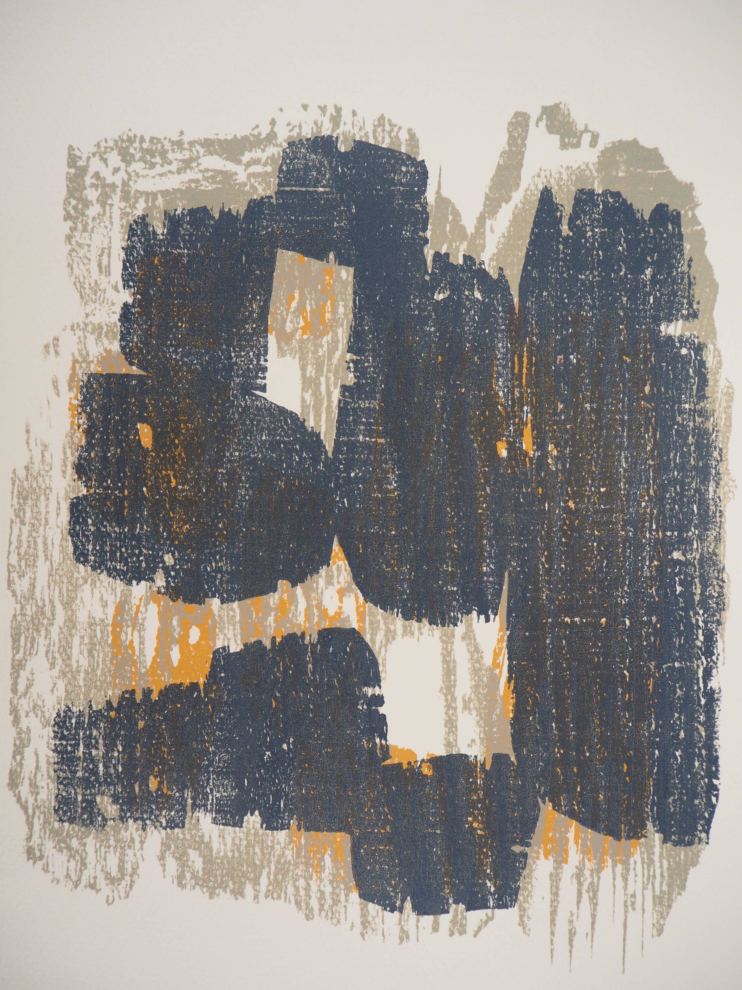 Raoul ubac: rhythm - woodcut