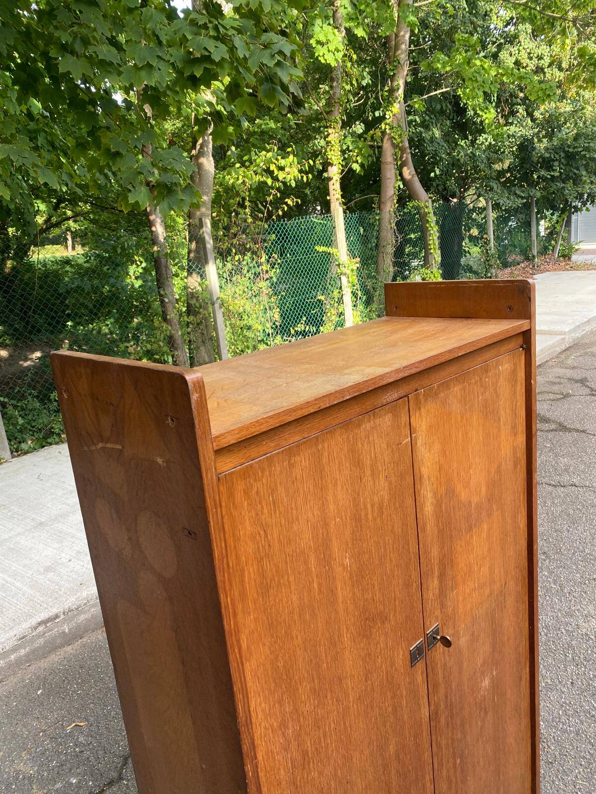 Scandinavian wooden wardrobe from the 50s