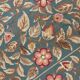 Large Floral Needlepoint Rug 217x277cm Teal Green Traditional Flatweave Carpet
