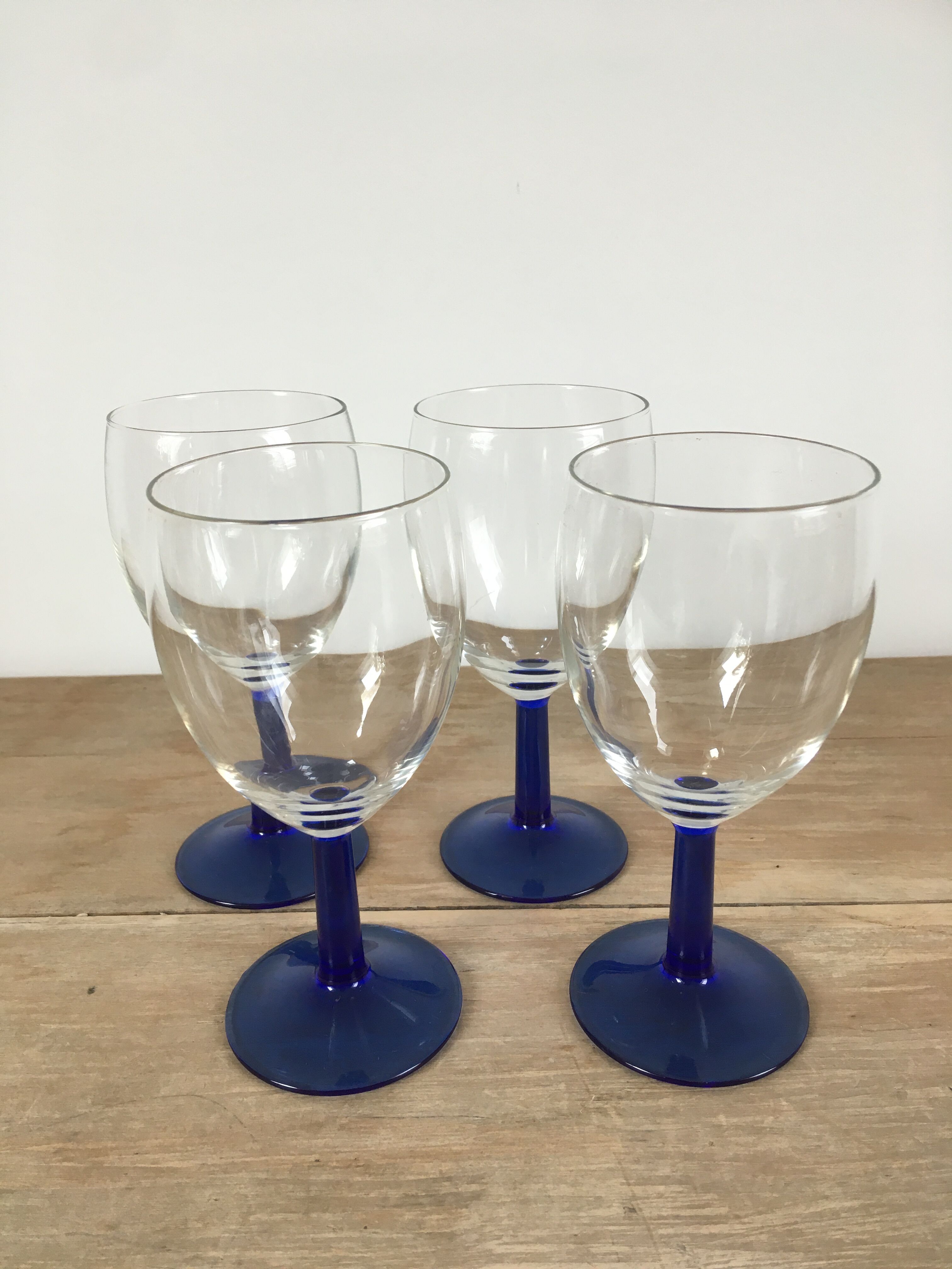 Blue foot glasses