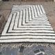 Handmade pure wool rug, size 2/3 m.