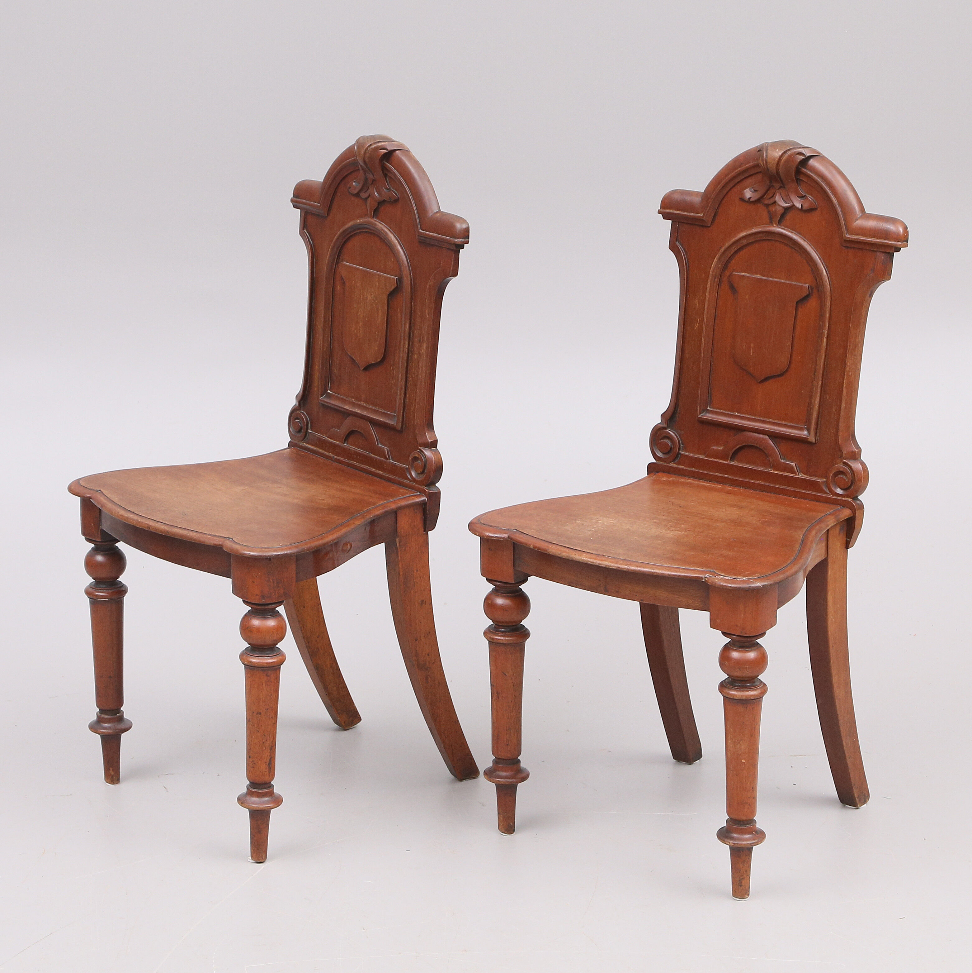 Pair of chairs from the 19th century Renaissance