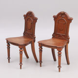 Paire de chaise du 19e siècle Renaissance