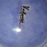 Vallauris dish, glazed ceramic