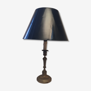 Lampe en bronze doré à poser