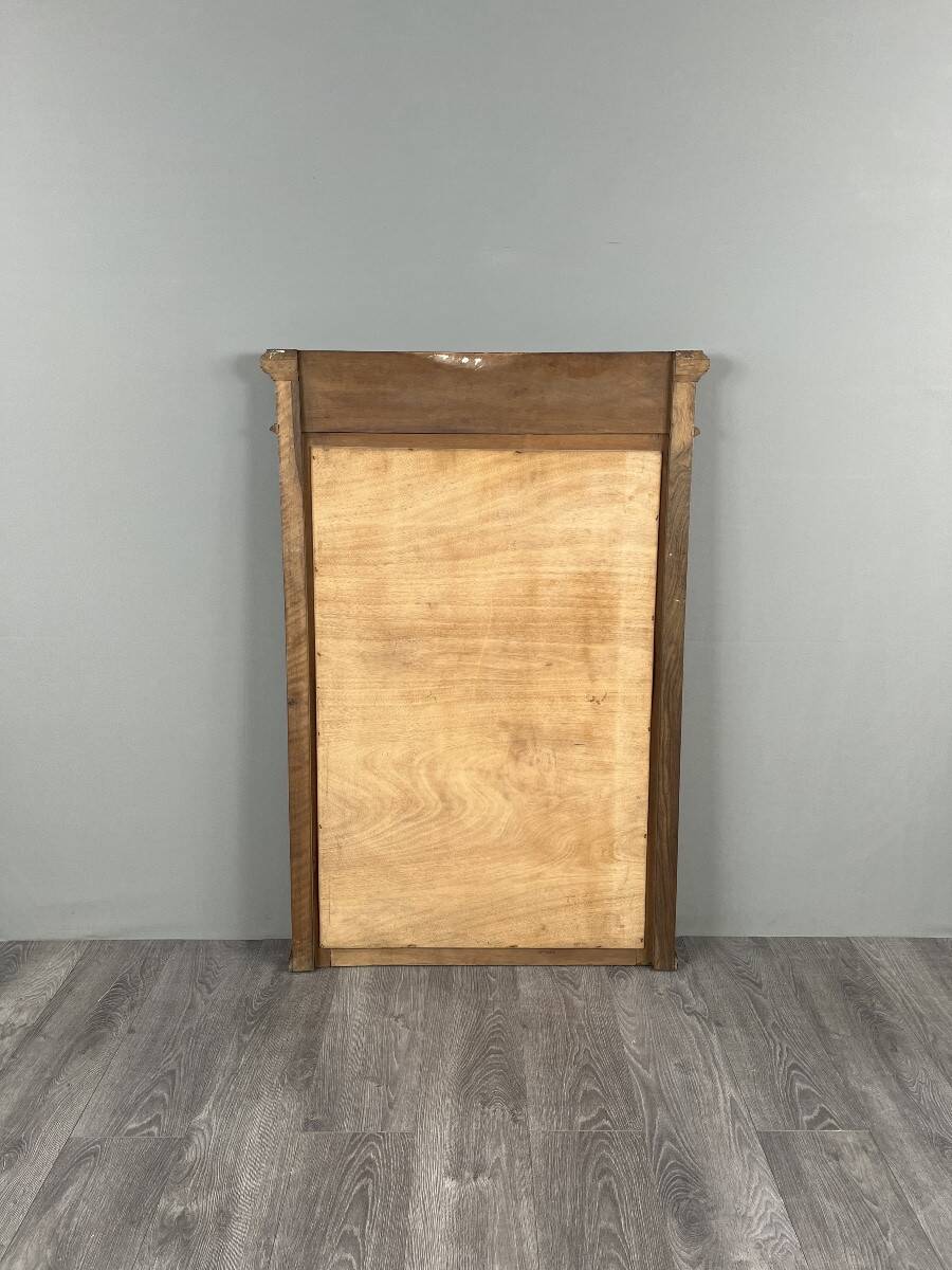 Carved wooden mirror, late 19th / early 20th century