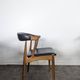 Set of 6 BA113 chairs by Johannes Andersen for Brdr. Andersens Møbelfabrik in teak and black skai.