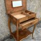 Louis XV style worker, wood and curly veneer, early 20th century