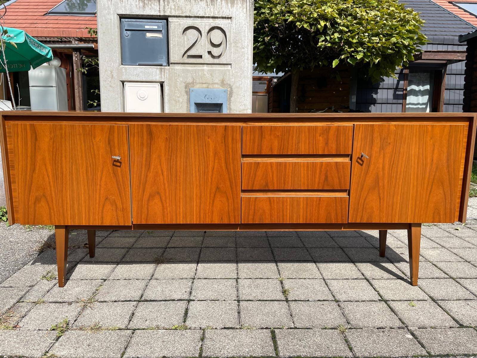 Vintage TV/hi-fi cabinet sideboard
