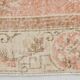Pale Red & Beige Turkish Runner Rug, 71x301Cm