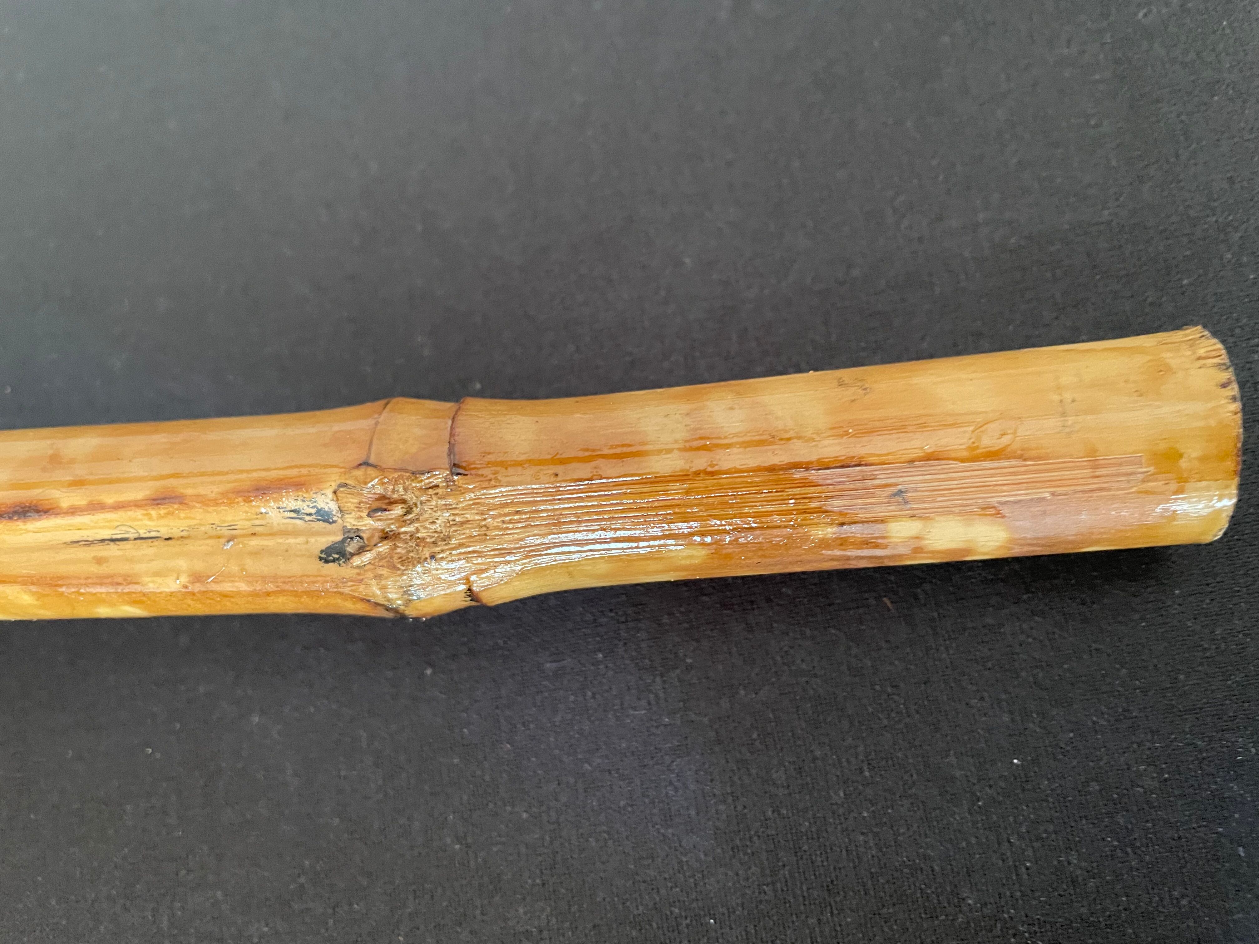 Selette bambou brûlé