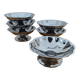 Set of 6 ice cream bowls from the 70s.