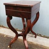 Mahogany sewing basket