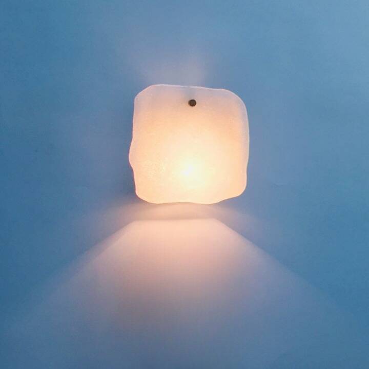 Mid-Century Frosted Glass Wall Light/Sconce from Kalmar, Austria, 1960s