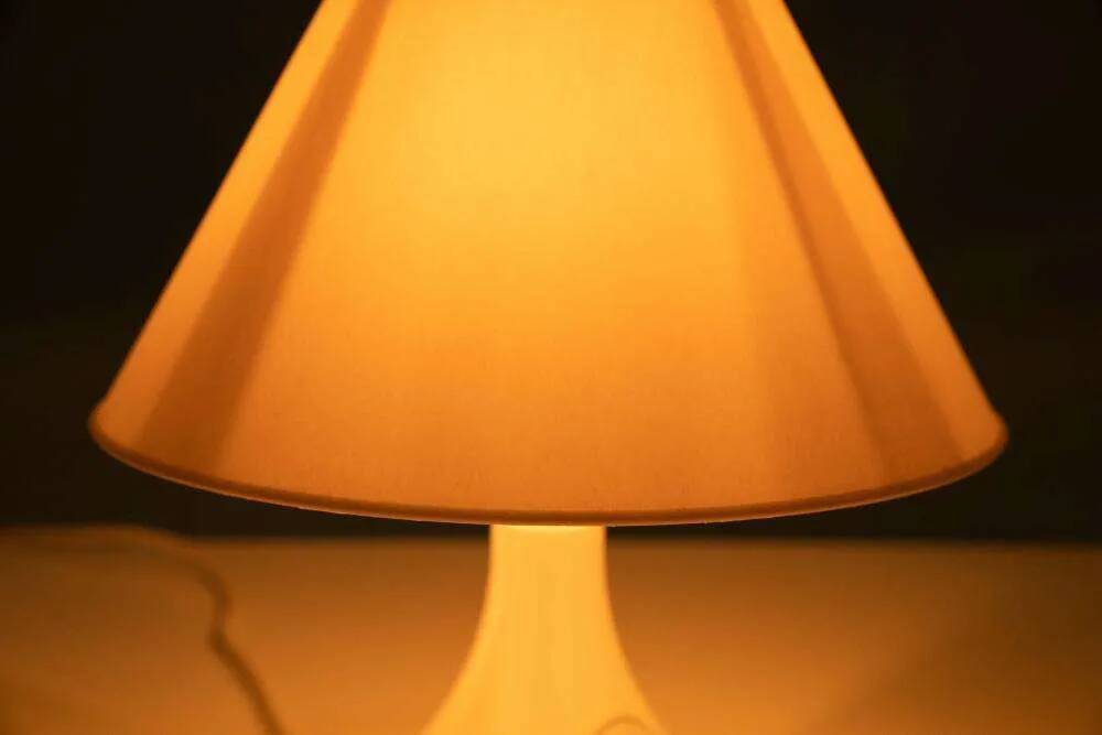 Space Age table lamp from the 60s/70s, vintage ambient lamp.