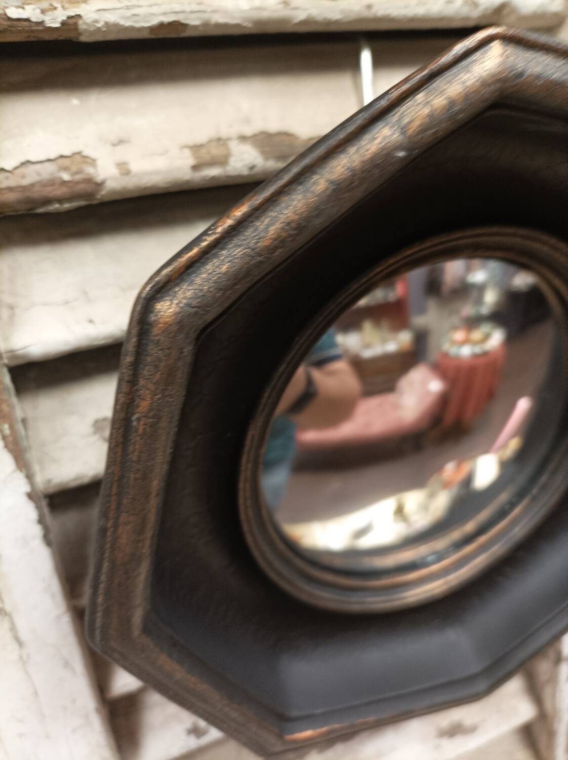 Miroir convexe hexagonal 19 cm